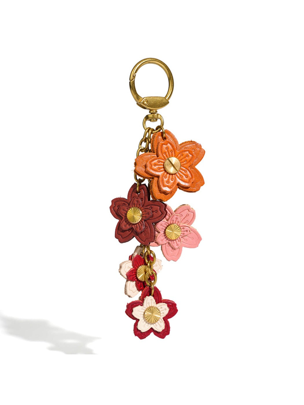 Keypus - Five-Color Cherry Blossom-Shaped Keychain