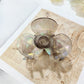 Beau Sweet Acetate Medium Flower Claw Clip shown from top view highlighting flower design