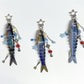 Keypus - Segmented Fish Bag Charm Keychain