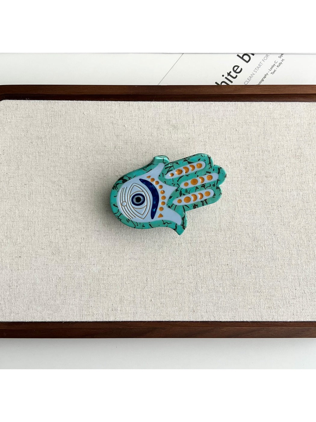 Beau - Abstract Eyes Shape Acetate Hair Clip