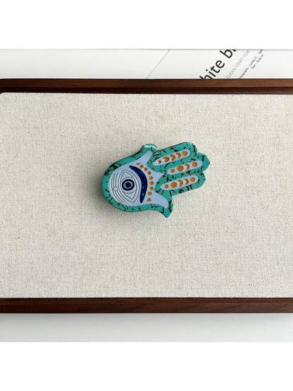 Beau - Abstract Eyes Shape Acetate Hair Clip