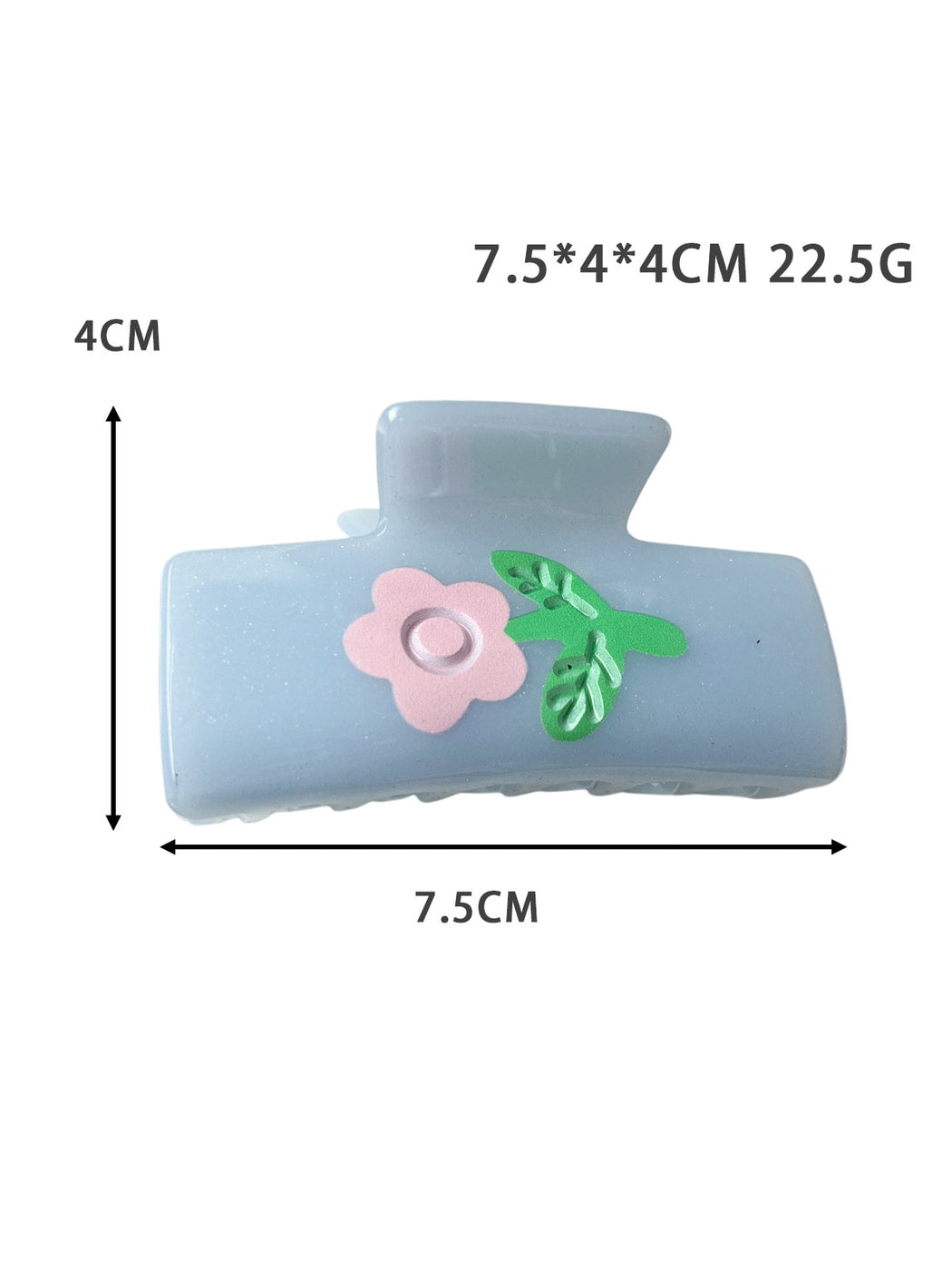 Beau - Modern Minimalist Flower Acrylic Claw Clip