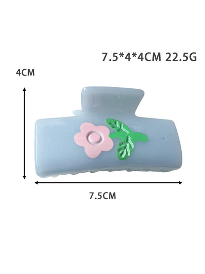 Beau - Modern Minimalist Flower Acrylic Claw Clip