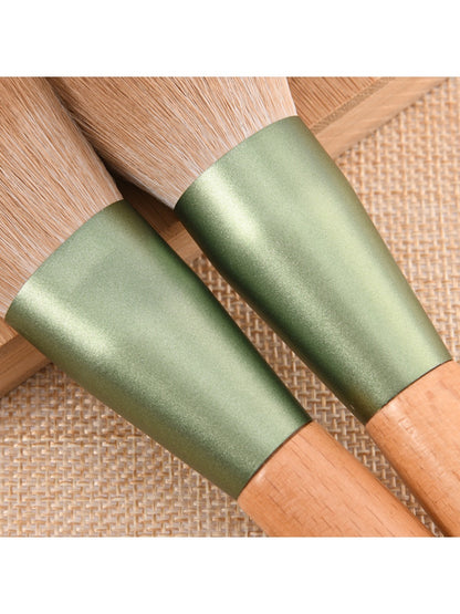 Smoosh - 10 Piece Green Makeup Brush Set