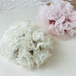 Gifty - Chic Floral Print Ruffled Lace Scrunchie