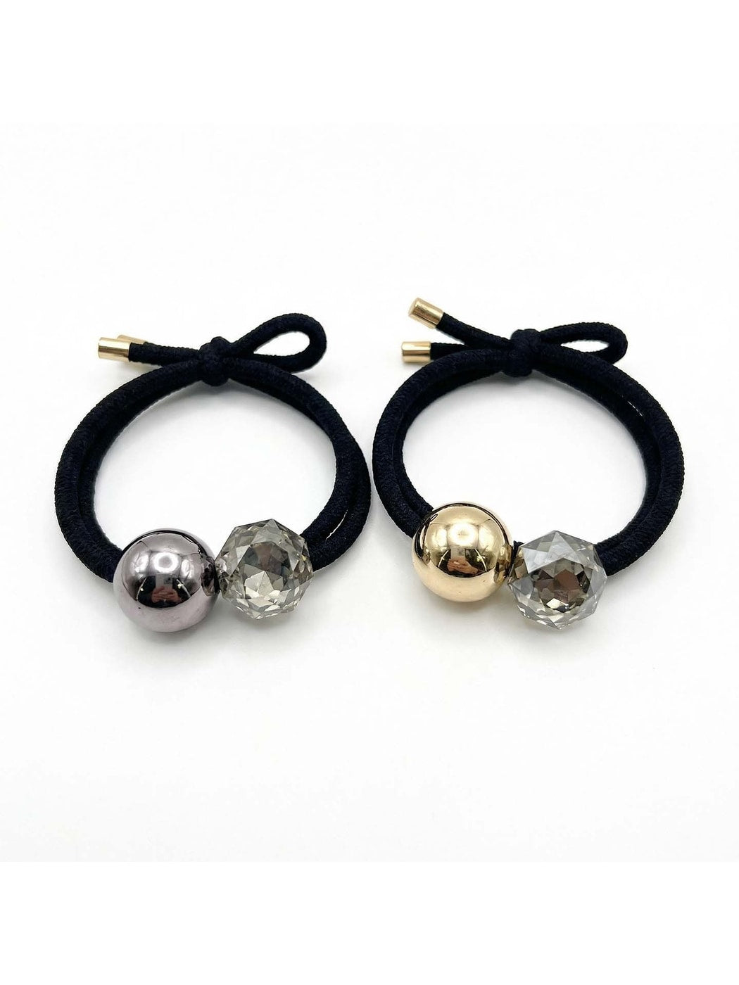 Gifty - Geometric Shiny Accent Textured Hair Tie