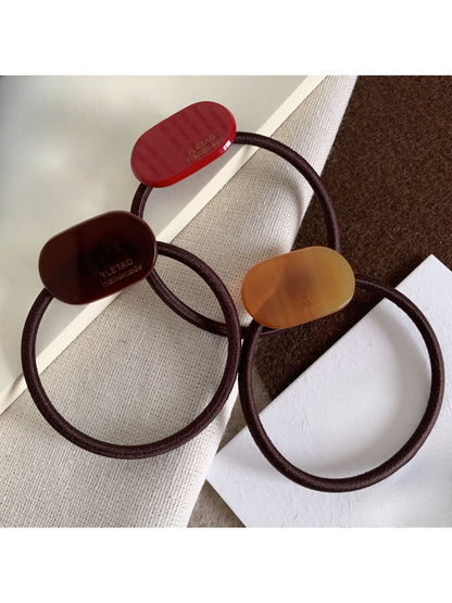 Gifty - Stylish Oval Acetate Hair Tie