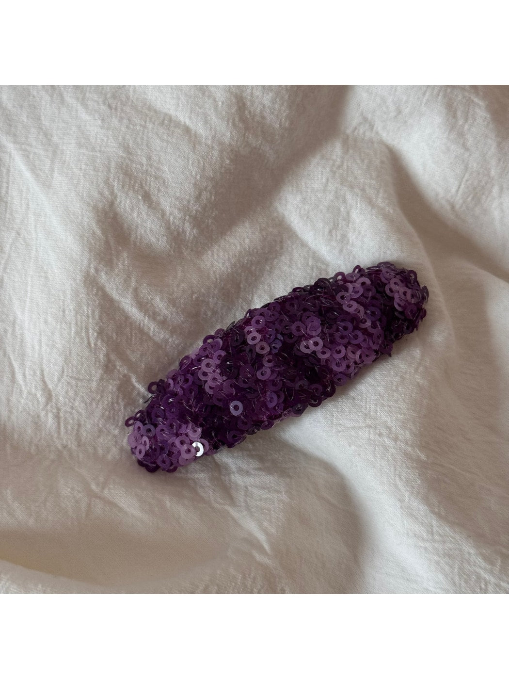 Beau - Irregular Sequin Oval Hair Clip