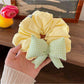 Gifty - Cute Plaid Bow Scrunchie
