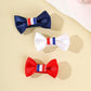 Beau - Cute Striped Bow Design Hair Clip