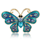 Brovia - Color Enamel Butterfly Insect Alloy Brooch