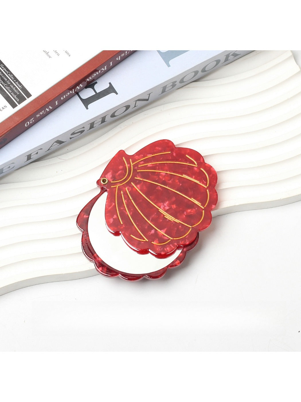 Mirroray - Seashell-shaped Acetate Mirror