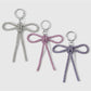 Keypus - Y2K Style Rhinestone Bow Bag Charm Keychain