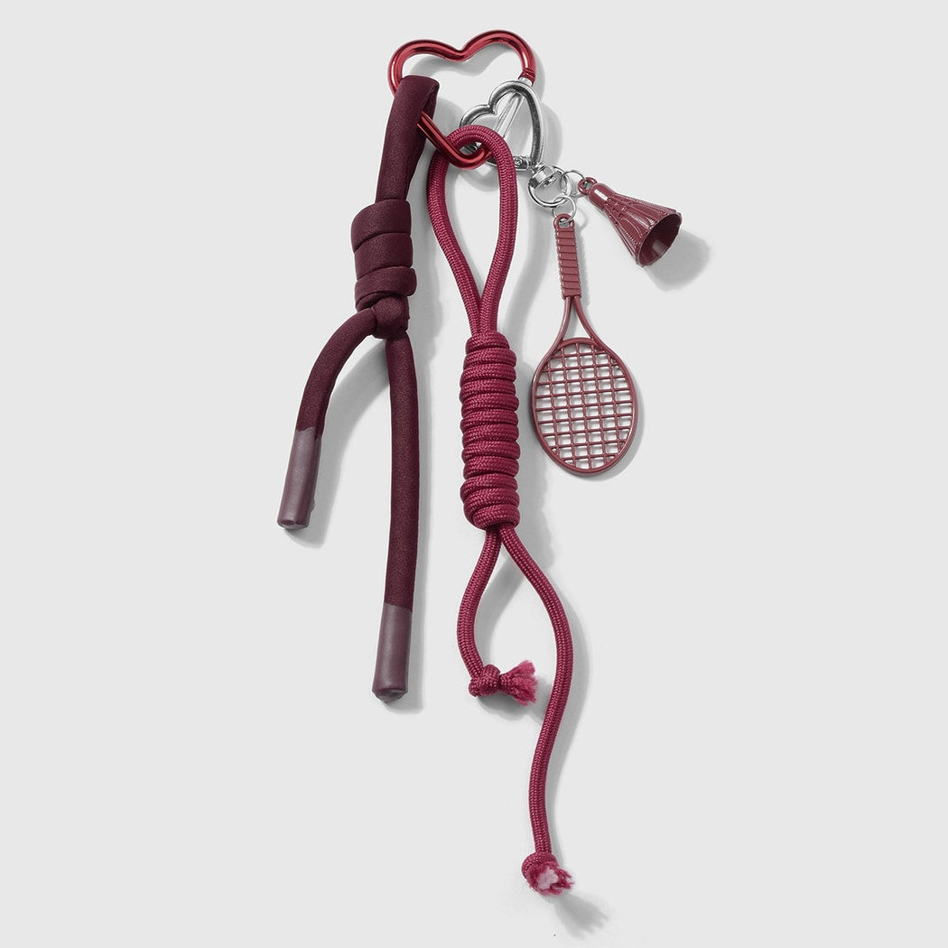 Keypus - Y2K Woven Cord Racket Keychain