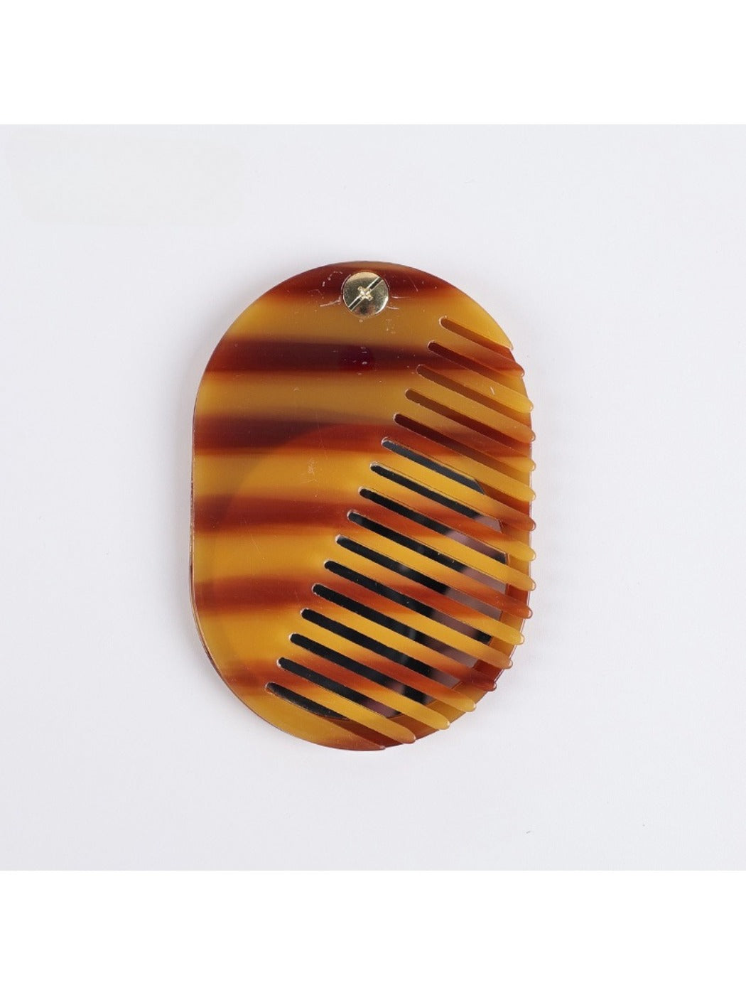 Camerow - Mirror Comb with Stylish Leopard Print