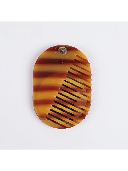 Camerow - Mirror Comb with Stylish Leopard Print