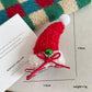Beau - Red Christmas Theme Bow Detail Hair Clip