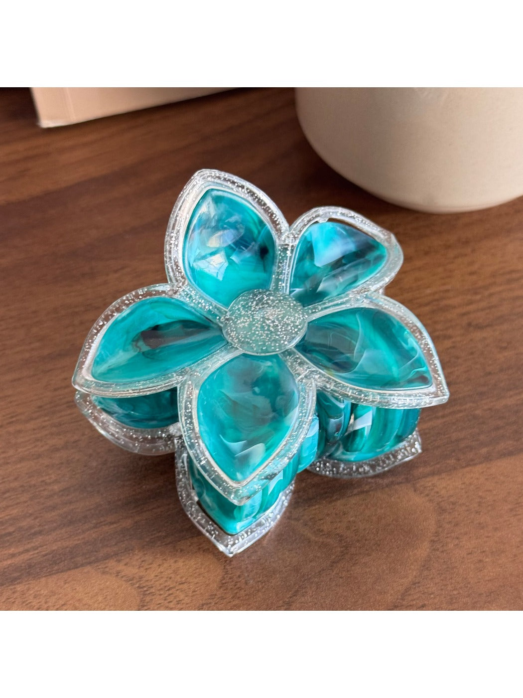 Beau - Floral Hair Claw Clip for Women