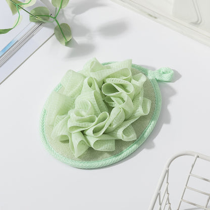 Papo - Ruffled Oval Hanging Polyester Shower Bath Pouf