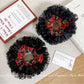 Gifty - Double Layer Plaid Ruffled Hair Ties
