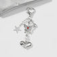 Keypus - Y2K Heart Chain Butterfly Star Keychain