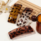 Beau - Retro Leopard Print Hair Clip