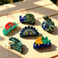 Beau - Decorative Peacock Style Acetate Claw Clip