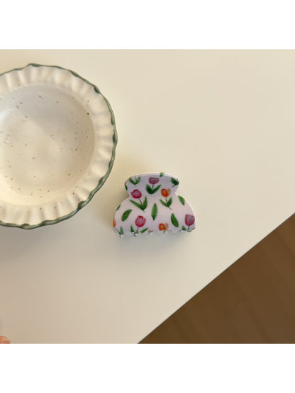 Beau - Floral Print Hair Clip