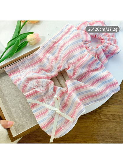 Gifty - Striped Fabric Hair Loop