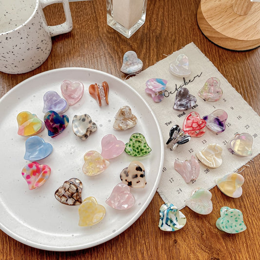 Beau - Sweet Style Heart Shaped Cute Claw Clip