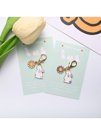 Keypus - Adorable Cartoon Bunny Keychain