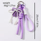 Keypus - Elegant Bow Pendant Cord Keychain