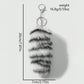 Keypus - Retro Y2K Animal Print Tail Keychain