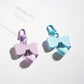 Keypus - Solid Color Heart Bow Keychain