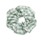 Gifty - Floral Checkered Hair Scrunchie