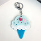 Keypus - Ice Cream Acrylic Mirror Keychain