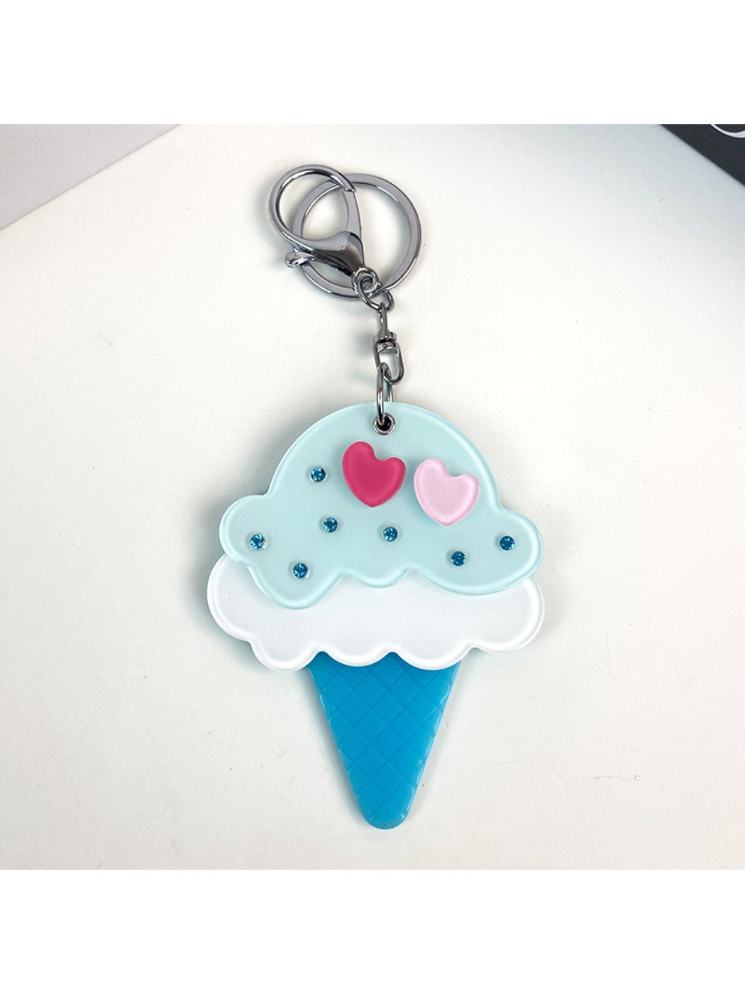 Keypus - Ice Cream Acrylic Mirror Keychain