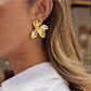 Earedge - Bougainvillea Floral Motif Earrings