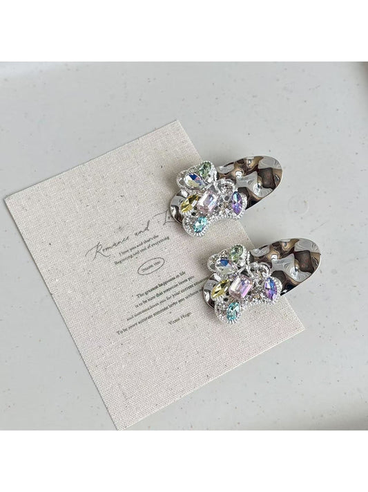 Beau - Cartoon Bear Embellished Side Barrette Hair Clip