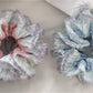 Gifty - Double Color Plaid Crinkle Hair Ties