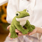 Kuta - Realistic Sitting Frog Plush Toy Soft and Cuddly
