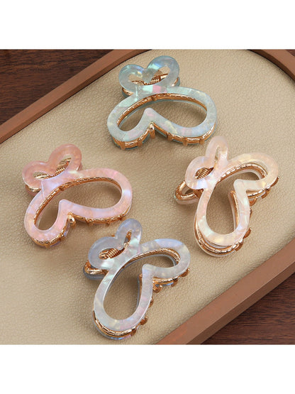 Beau - Butterfly Shaped Iridescent Hair Claw Clip