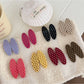 Beau - Oval Polka Dot Acetate Fiber Hair Clip