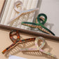 Beau - Elegant Large Cross Design Claw Clip