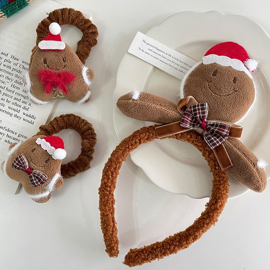 Gifty - Christmas Gingerbread Man Hair Accessories