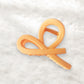 Beau - Twisted Hollow Plastic Modern Style Claw Clip