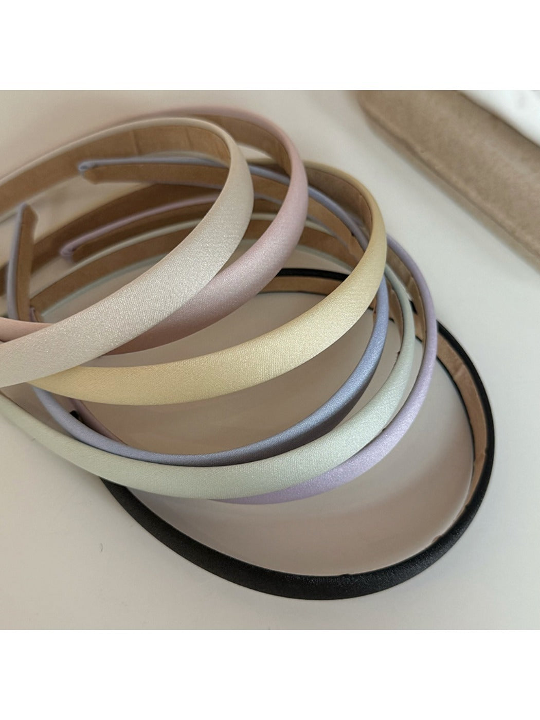 Gifty - Satin Pink Slim Headband
