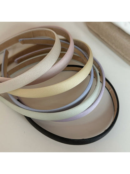 Gifty - Satin Pink Slim Headband