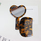 Mirroray - Acetic Acid Plate Makeup Mirror Comb Set