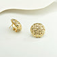 Earedge - Polka Dot Round Earrings